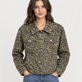 ΤΖΑΚΕΤ DENIM LEOPARD PRINT