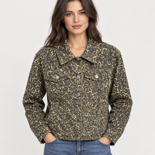 ΤΖΑΚΕΤ DENIM LEOPARD PRINT