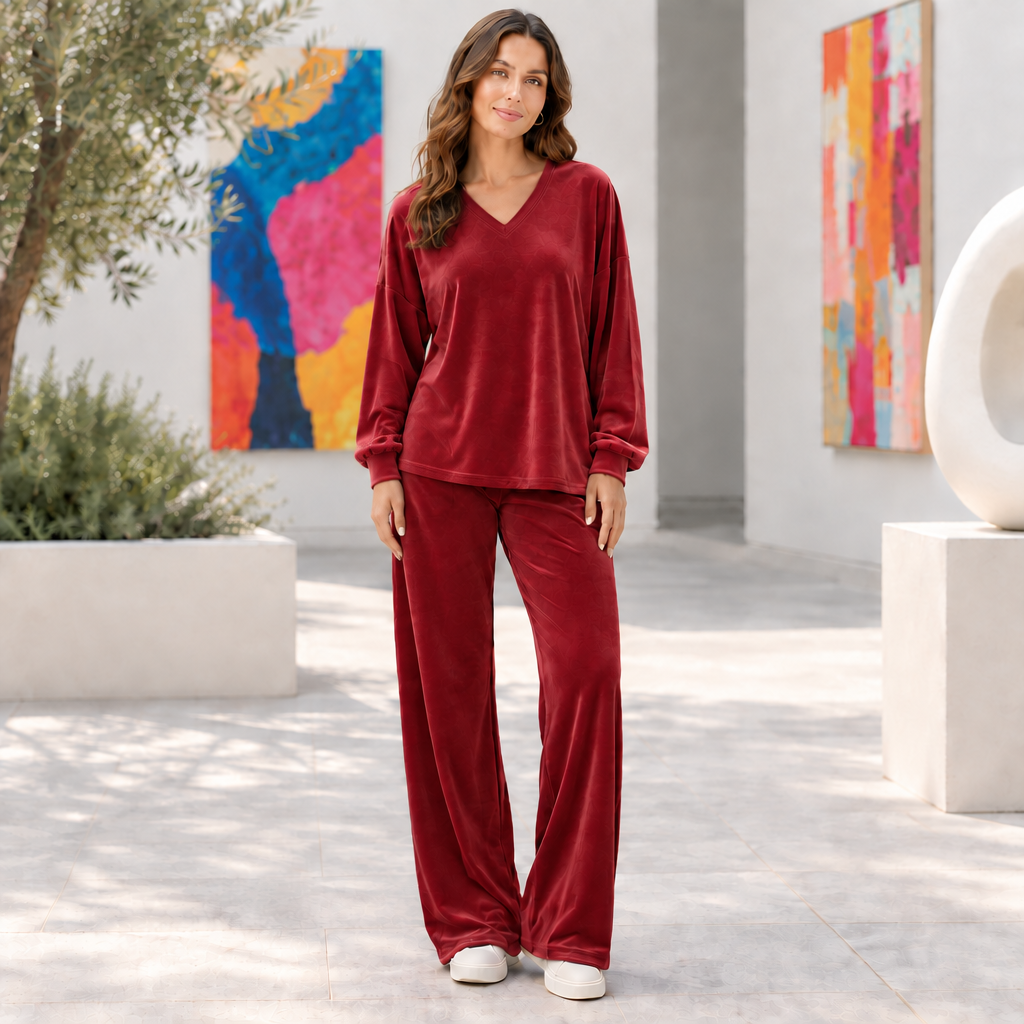 ΣΕΤ ΒΕΛΟΥΤΕ V-NECK