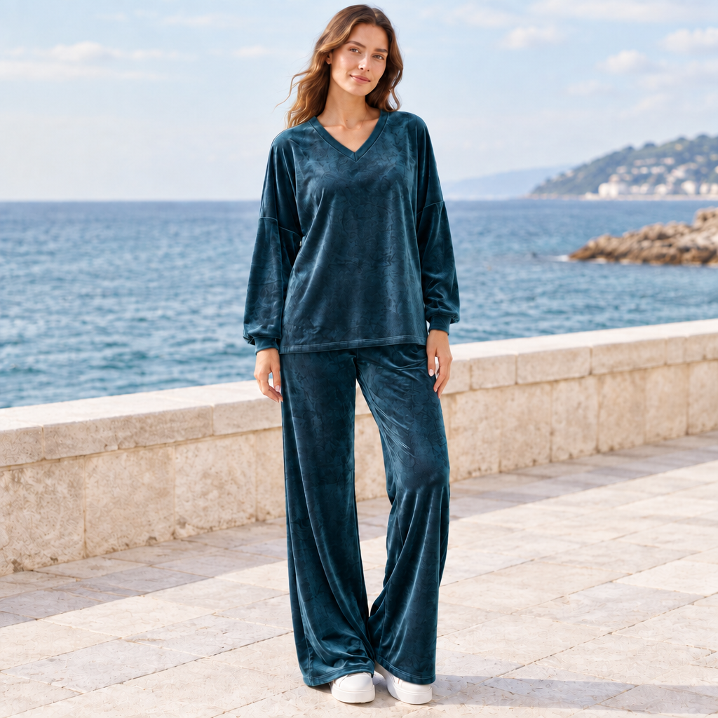 ΣΕΤ ΒΕΛΟΥΤΕ V-NECK